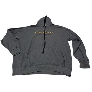 Men’s Dark Gray Wake Forest Demon Deacons Hooded Sweatshirt